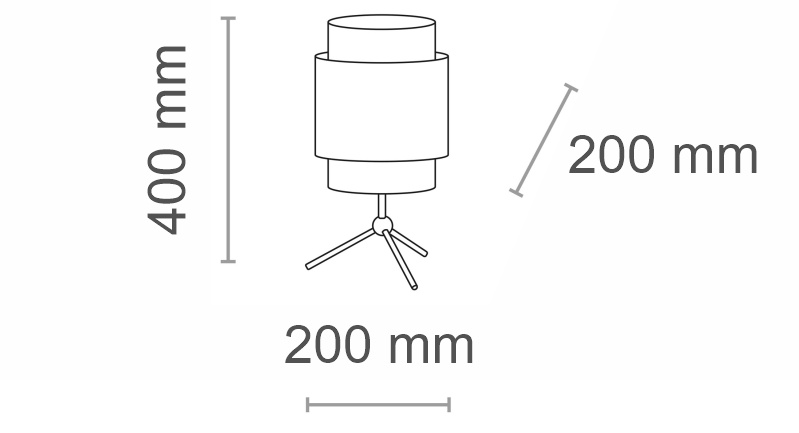 Stolní lampa - BOHO 5567